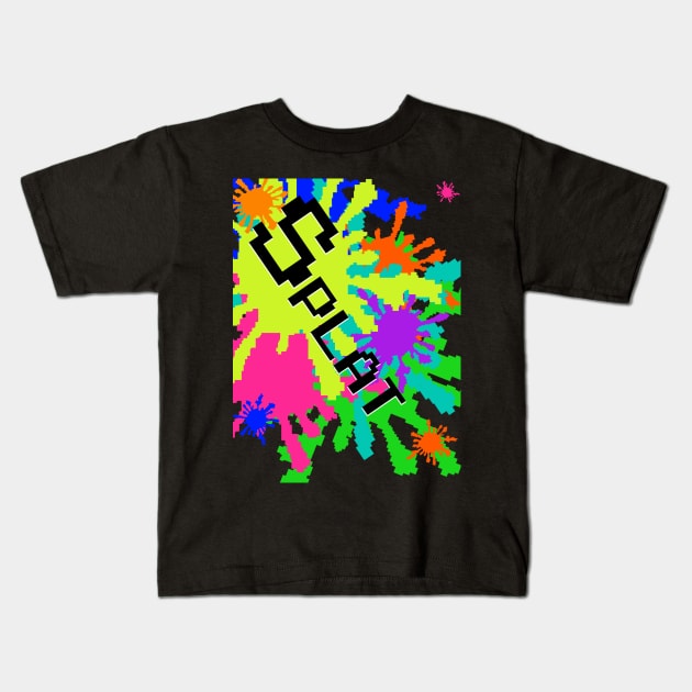 Splat #2 Kids T-Shirt by SiSuSiSu